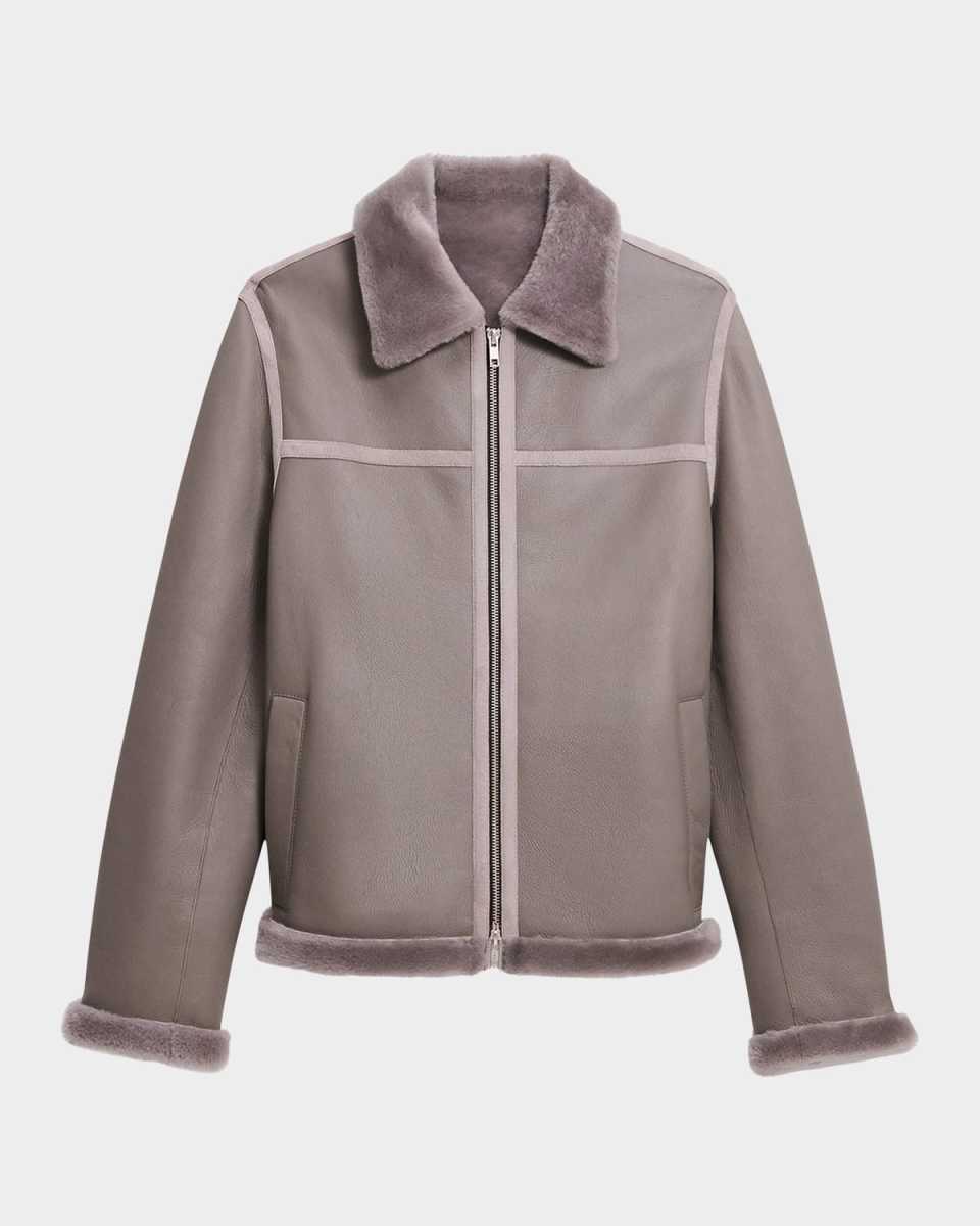 A-Line Shearling Jacket